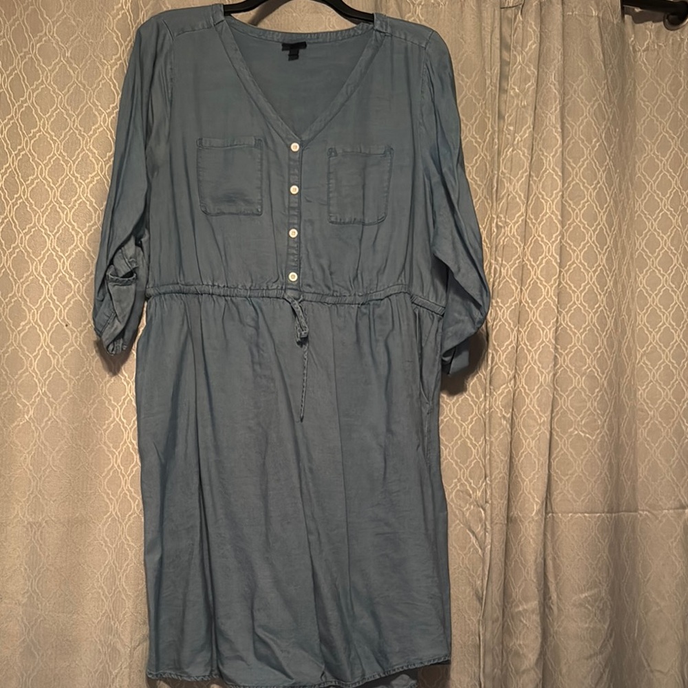 Torrid Chambray Knee Length Dress